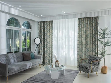 Tkanina za europske cvjetne zavjese od zlatne niti